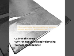 2.5mm 自動車のダミングパッド/光り輝くアルミの振動抑制装置/抗振動マット
