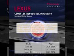 車両別オーディオ / 車両別オーディオ / センタースピーカー / センター/セントラルスピーカー / センターマウントインストルメントクラスター / 高度計 / マルチインフォメーションディスプレイ(MID) / プラグ&プレイ スピーカー / 純正