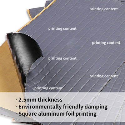 2.5mm automobile environmentally friendly vibration damping pad / Car Sound Proofing Mat