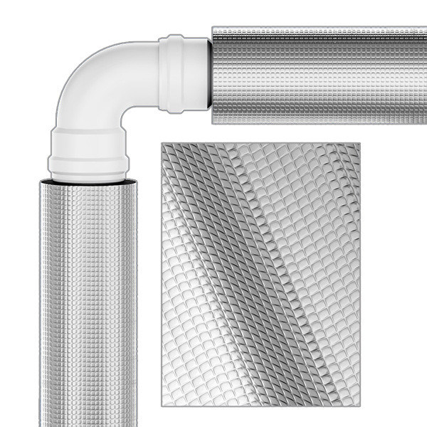 Rubber Plastic House Sound Insulation Moisture Reduction Pinhole Vibration Sewer Sound Absorption