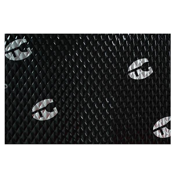 Black 2mm Friendly Damping / Diamond Print Embossing / Absorb Vibration / Automotive Sound And Heat Insulation